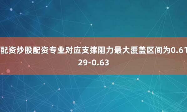 配资炒股配资专业对应支撑阻力最大覆盖区间为0.6129-0.63