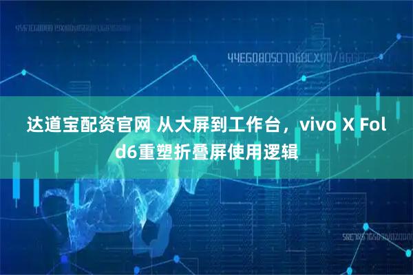 达道宝配资官网 从大屏到工作台，vivo X Fold6重塑折叠屏使用逻辑